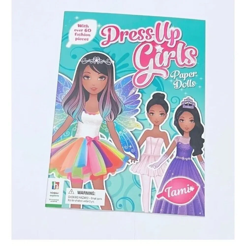 Dress Up Girls Paper Dolls Tami